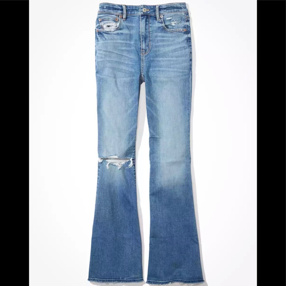 American Eagle Super High-Waisted Flare Sz. 16 Inseam 32 (regular)